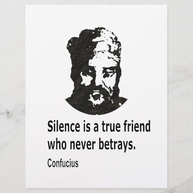 Papier Citation De Confucius (Devant)
