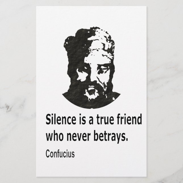 Papier Citation De Confucius (Devant)