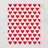 Papier Citation de la journée des mères j'aime maman coeu (Dos)