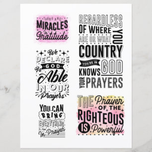 Papier Citations chrétiennes religieuses Jésus verset bib