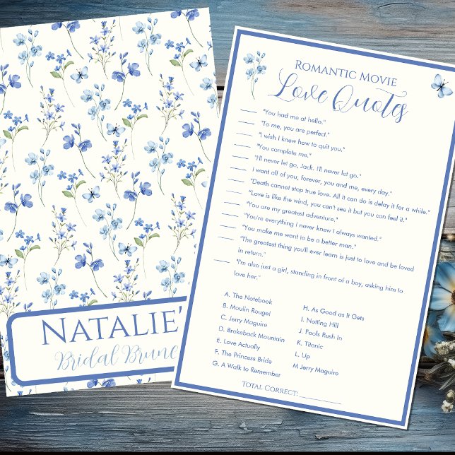 Papier Citations de l'amour du film Fête des mariées flor (Créateur téléchargé)