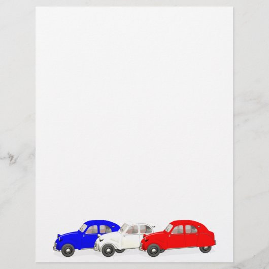 Papier Citroën 2 CV (Devant)