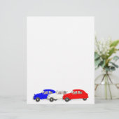 Papier Citroën 2 CV (Debout devant)