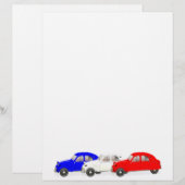 Papier Citroën 2 CV (Devant / Derrière)