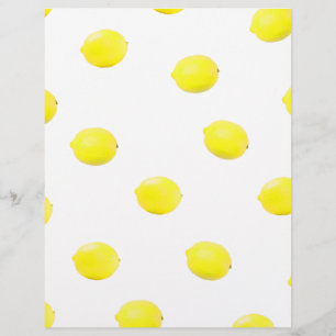 Papier citron motif version 2