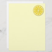 Papier citron soleil (Devant / Derrière)