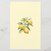 Papier Citrons Bière ou Bébé Baby shower de ventre Jeu (Dos)