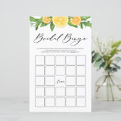 Papier Citrons et Oranges Fête des mariées d'été Jeu de B (Debout devant)