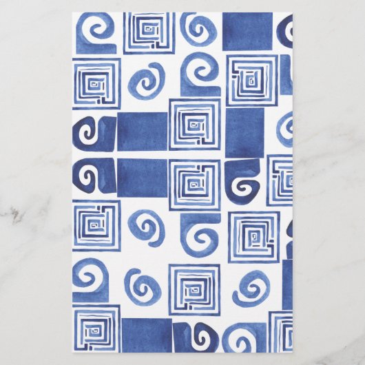 Papier Citrons grecs - Au-dessus ou sous la douche nuptia (Dos)