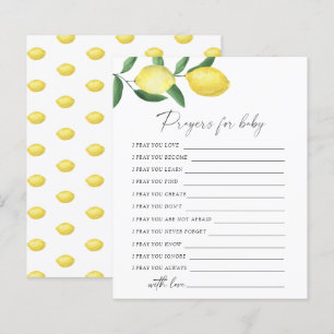 Papier Citrons - Jeu de fête prières pour le jeu pour b
