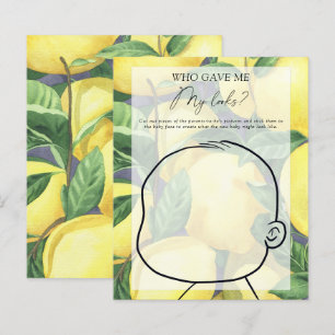 Papier Citrons - Qui m'a donné mon look jeu de bébé