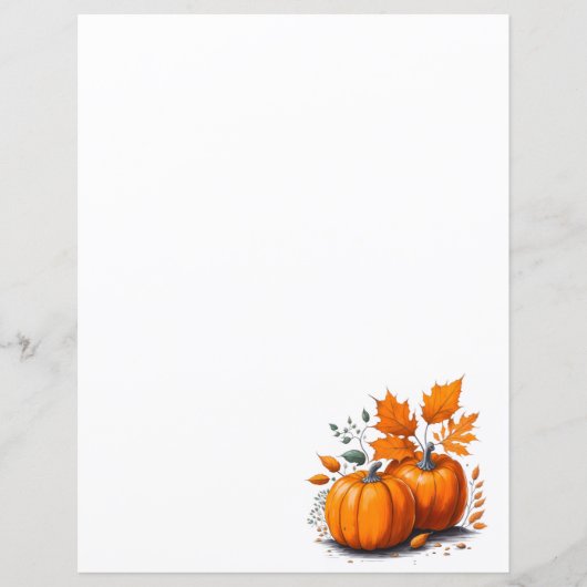 Papier Citrouille (Devant)