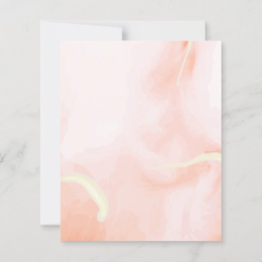 Papier Citrouille Automne Floral Mariage de automne Enreg (Dos)