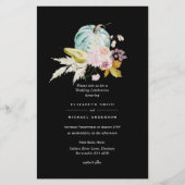 Papier CITROUILLE BUDGET AUTOMNE Thanksgiving Wedding Wed (Devant)