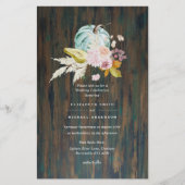 Papier CITROUILLE BUDGET AUTOMNE Thanksgiving Wedding Wed (Devant)