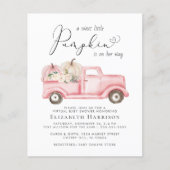 Papier Citrouille Camion bébé fille Douche virtuelle Invi (Devant)