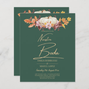 Papier CITROUILLE d'automne du  d'automne Mariage d'or ve