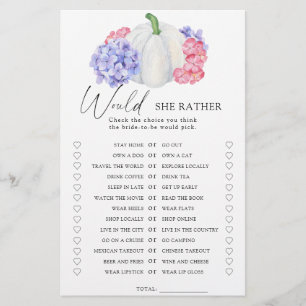 Papier Citrouille - Plutôt jeu de baby shower pour la mar