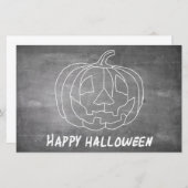 Papier Citrouille pour Halloween 1 aspect tableau (Devant / Derrière)