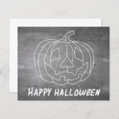 Papier Citrouille pour Halloween 1 aspect tableau (Devant / Derrière)