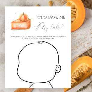 Papier Citrouille tarte - Qui m'a donné mon apparence béb