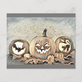 Papier Citrouilles d'automne vintage couleurs d'automne a