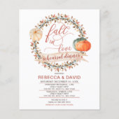 Papier Citrouilles du budget - Dîner de répétition d'auto (Devant)