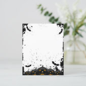 Papier Citrouilles effrayants (Debout devant)