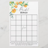 Papier Citrus - Jeux de bingo de douche nuptiale (Devant)