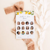 Papier Citrus Lemon Main-d'oeuvre ou Love Baby shower Car