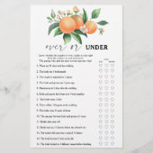 Papier Citrus - Plus ou sous la douche nuptiale (Devant)