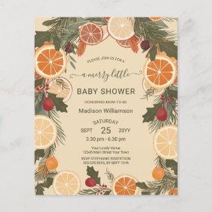 Papier Citrus séché budget Joyeux petit Baby shower
