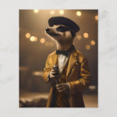Papier "Clair de lune du suricate : la sérénade d'un croo (Dos)