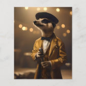 Papier "Clair de lune du suricate : la sérénade d'un croo (Devant)
