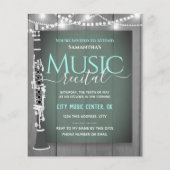 Papier Clarinet Music Considérant Invitation formelle (Devant)