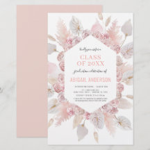 Classe budgétaire de 2023 Boho Grad Party Invitati