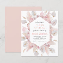 Classe budgétaire de 2023 Boho Grad Party Invitati