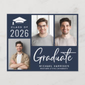 Papier Classe budgétaire de 2025 Faire-part d'obtention d (Devant)