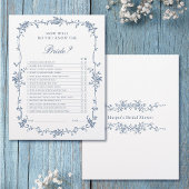 Papier Classé Français Victorian Blue Fête des mariées Je