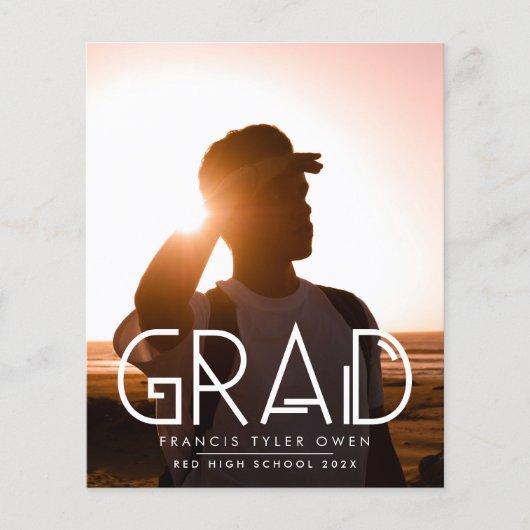 Papier Classe photo GRAD de texte amusant de 2025 Faire-p (Devant)