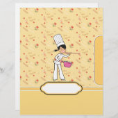 Papier Classeur de recettes Divider de chapitre avec l'ar (Devant / Derrière)