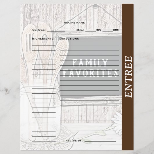 Papier Classeur Entree Recette (Devant)