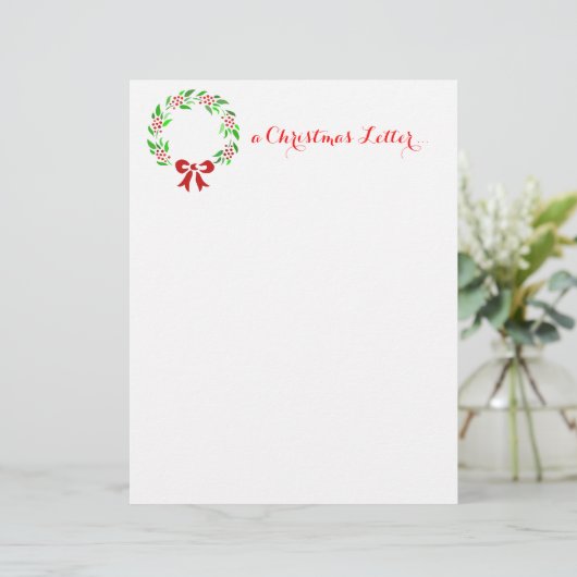 Papier Classic wreath Christmas (Debout devant)