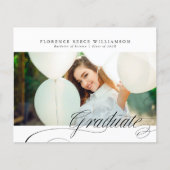 Papier Classy Formal Calligraphy Photo College Graduation (Devant)