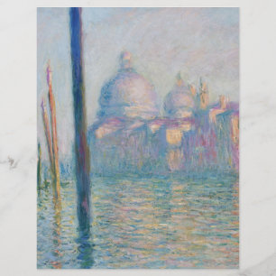Papier Claude Monet Grand Canal Venise Italie Voyage