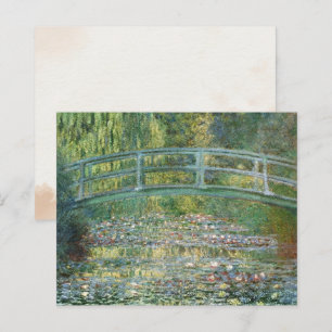 Papier Claude Monet Pont Japonais Nymphéa Art