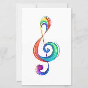 Papier Clé arc-en-ciel