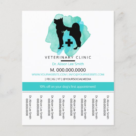 Papier Clinique vétérinaire Vétérinaire (Devant)