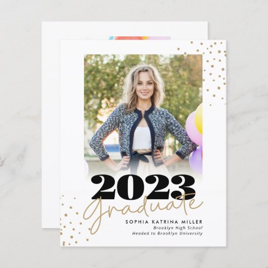 Papier Clôture de la classe d'or - budget - points d'or (Devant / Derrière)