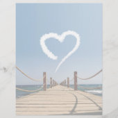 Papier Cloud en forme de coeur sans fin (Devant)